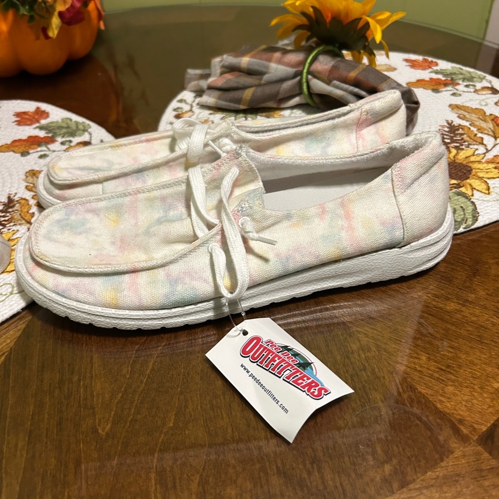 NWT - Gypsy Jazz - Colorful Canvas Slip-On Shoes - 10